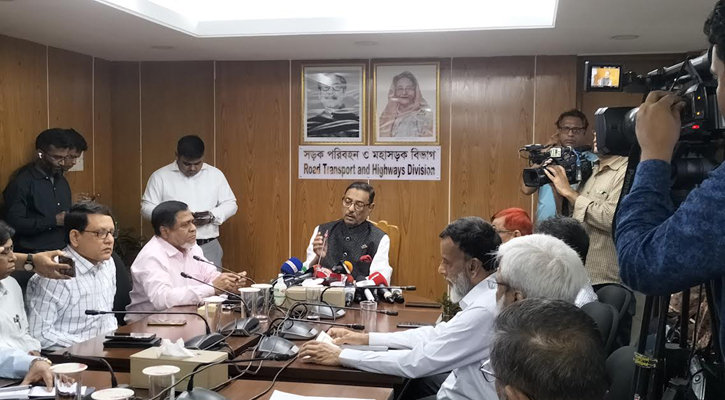 উন্নয়নের মধ্যেও সড়কের বিশৃঙ্খলা আমাদের ভোগাচ্ছে: সেতুমন্ত্রী